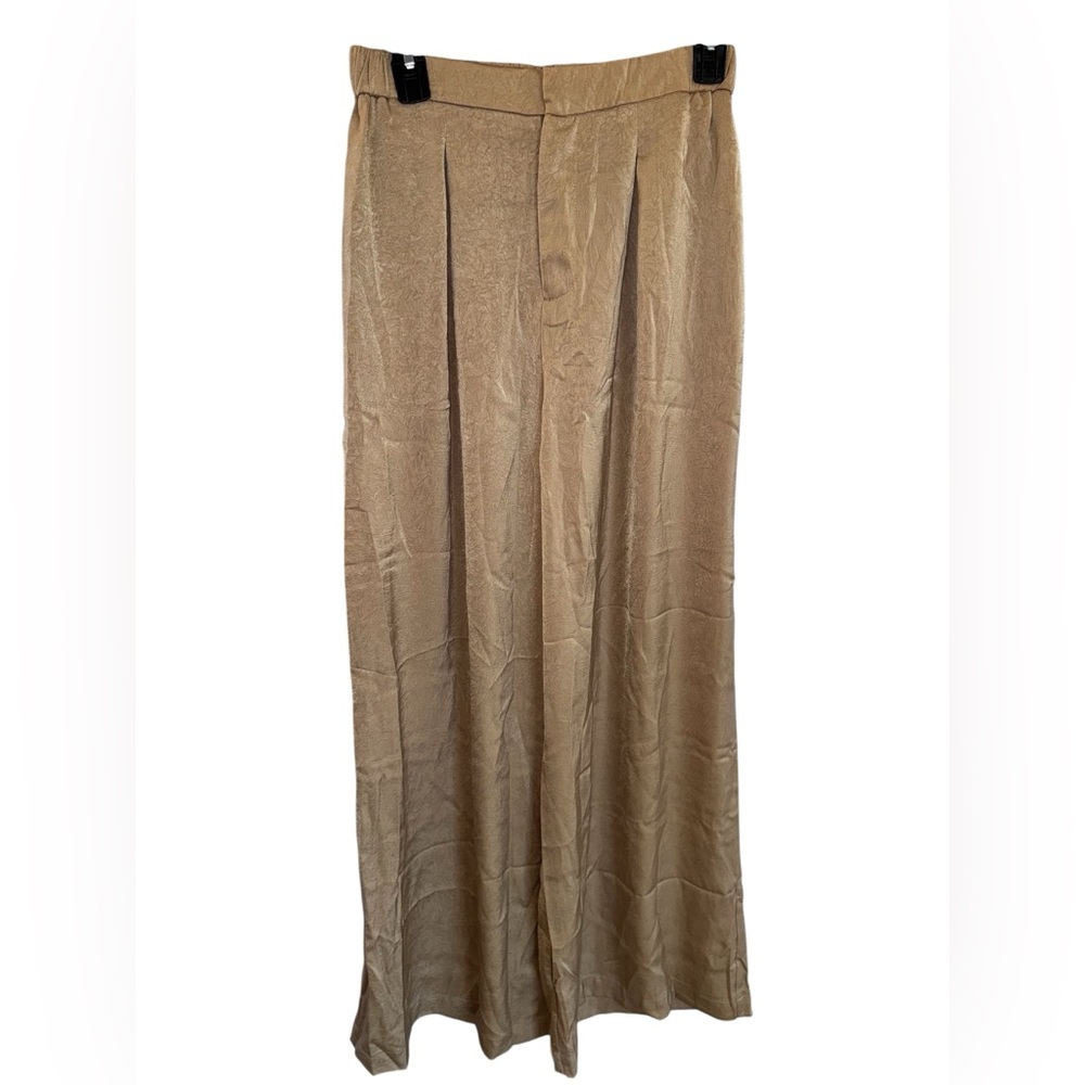 Cupshe Taupe Wide-Leg Trousers